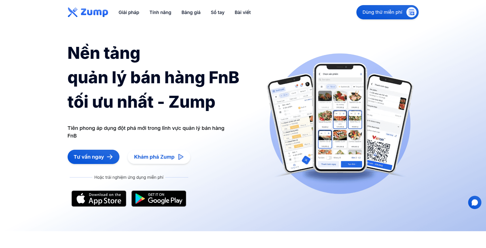 Zump FnB Platform